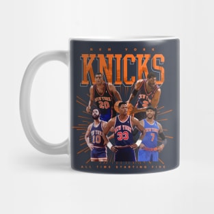 New York Knicks All Time Starting Five Mug